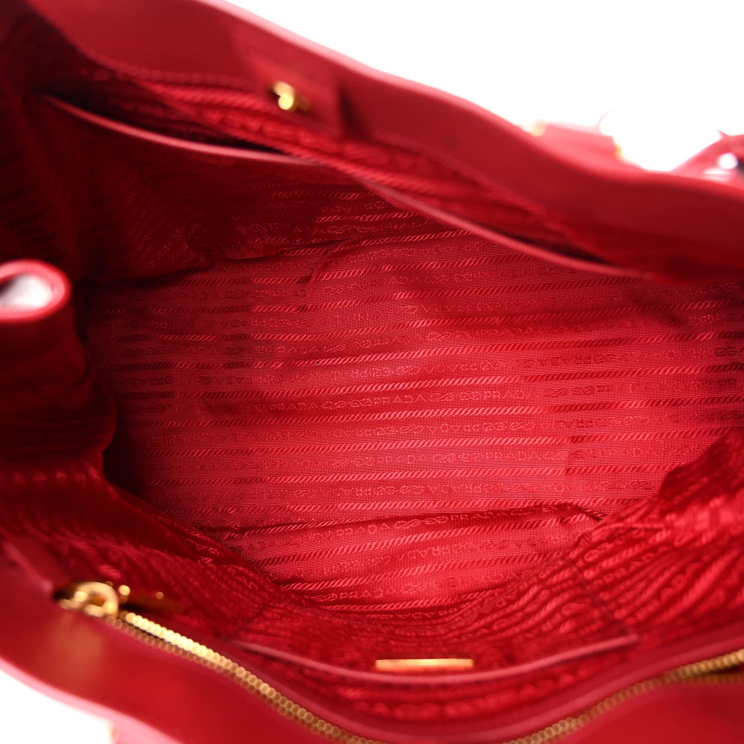 Prada Saffiano Lux Large Tote Fuoco 5 of 10