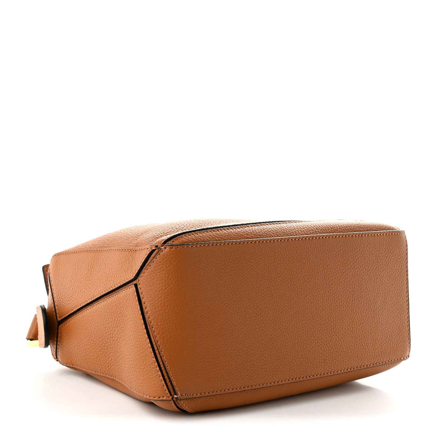 Calfskin Small Puzzle Bag Light Caramel