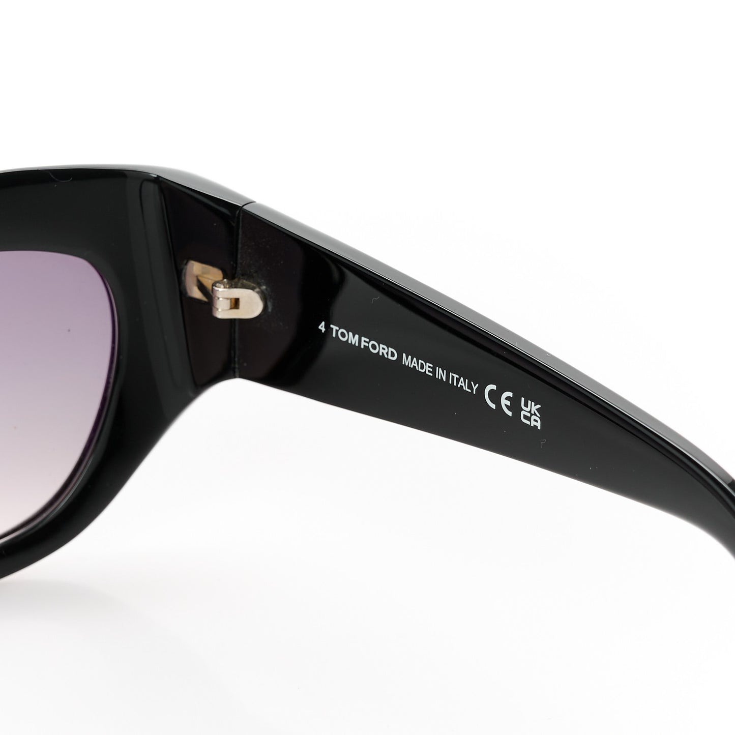 Acetate Brianna Cat Eye Sunglasses TF1065 Black
