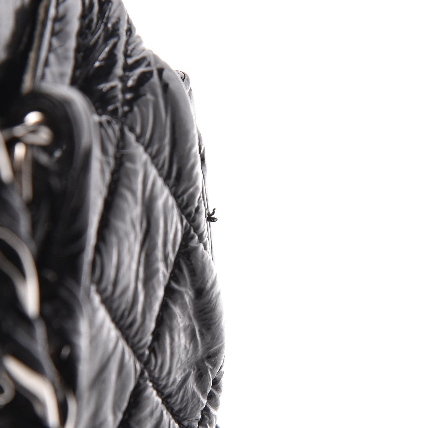 Chanel Patent Quilted Day Glo Flap Bag Black 17 of 17