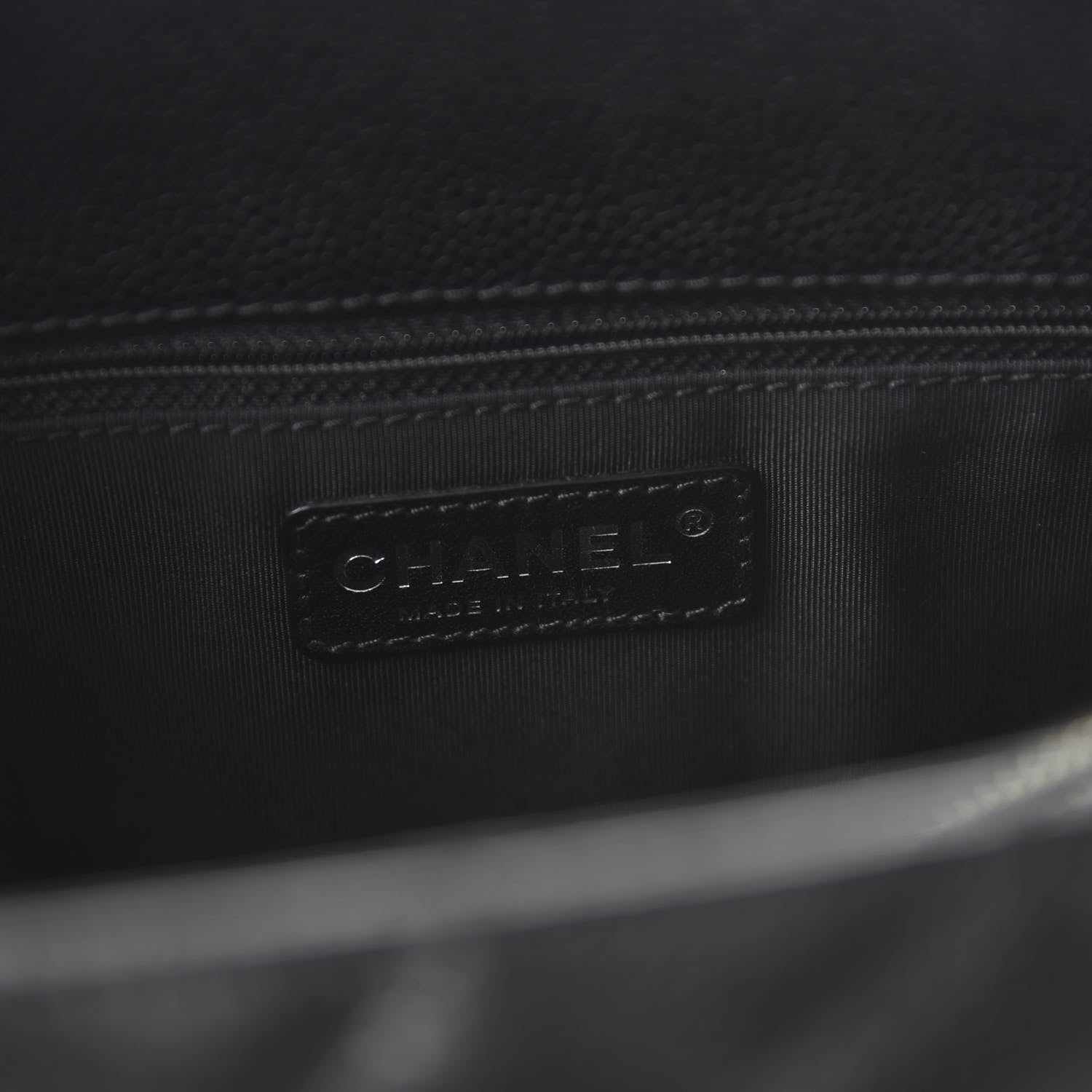 Chanel Caviar Quilted Grand Shopping Tote GST Black 8 of 10