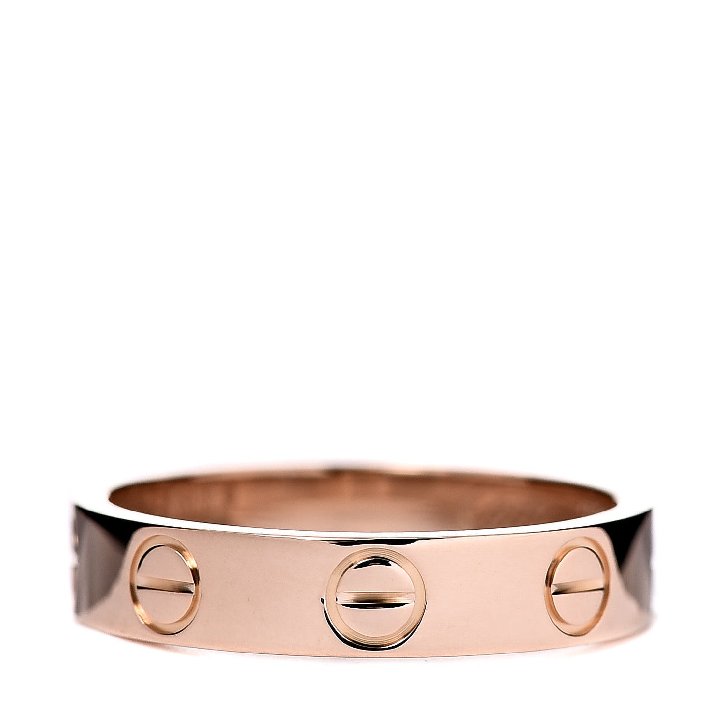 18K Pink Gold 3.5mm LOVE Wedding Band Ring 47 4