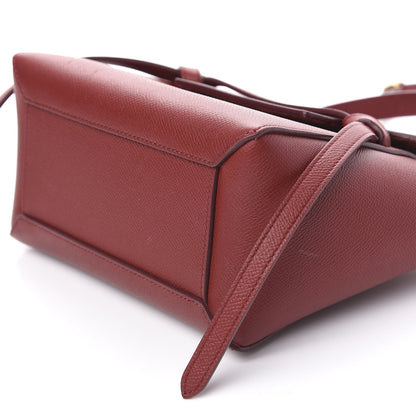 Celine Grained Calfskin Nano Belt Bag Ruby 11 of 12