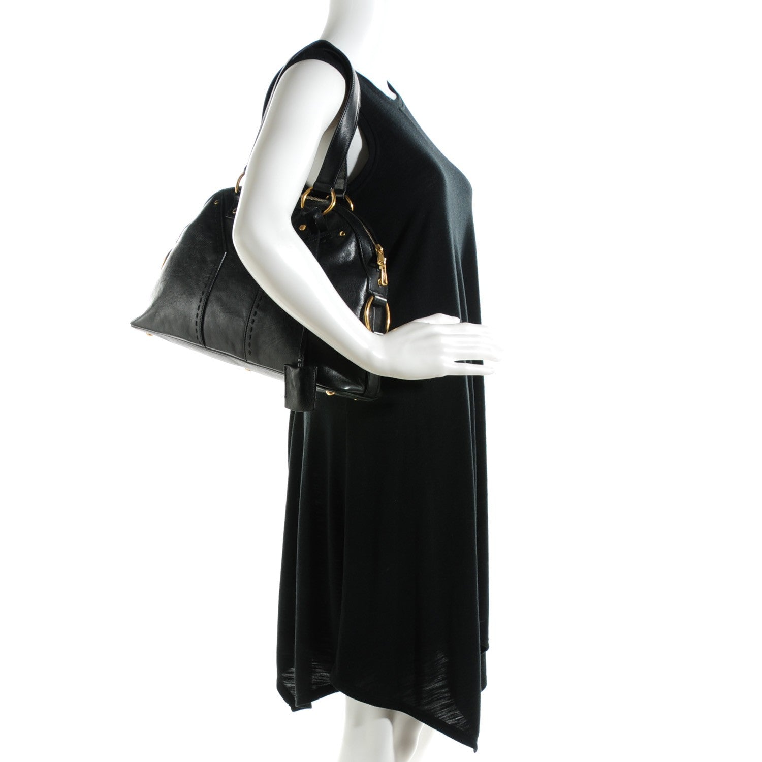 Saint Laurent Calfskin Medium Muse Black 2 of 7