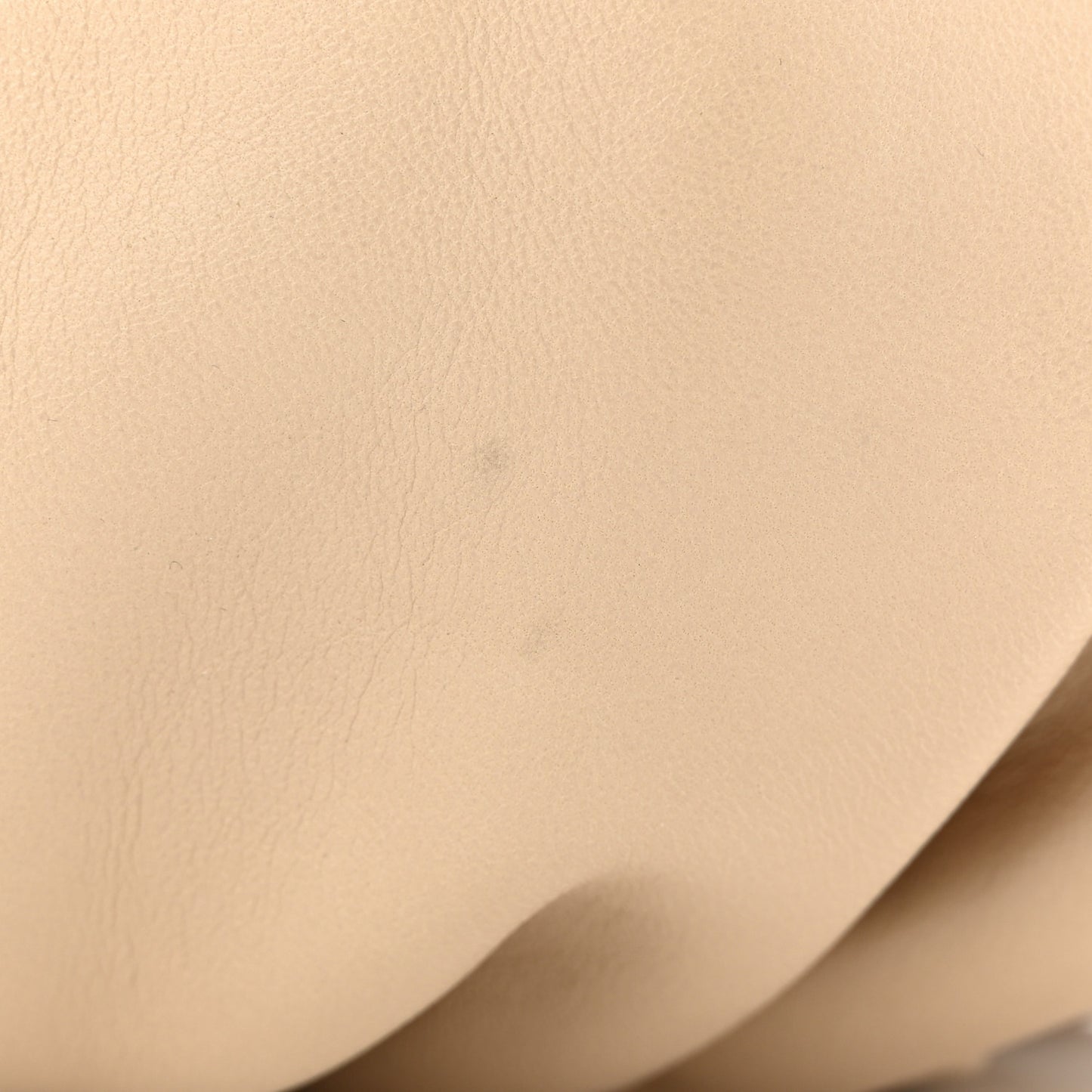 Gathered Lambskin Small Bounce Bag Beige