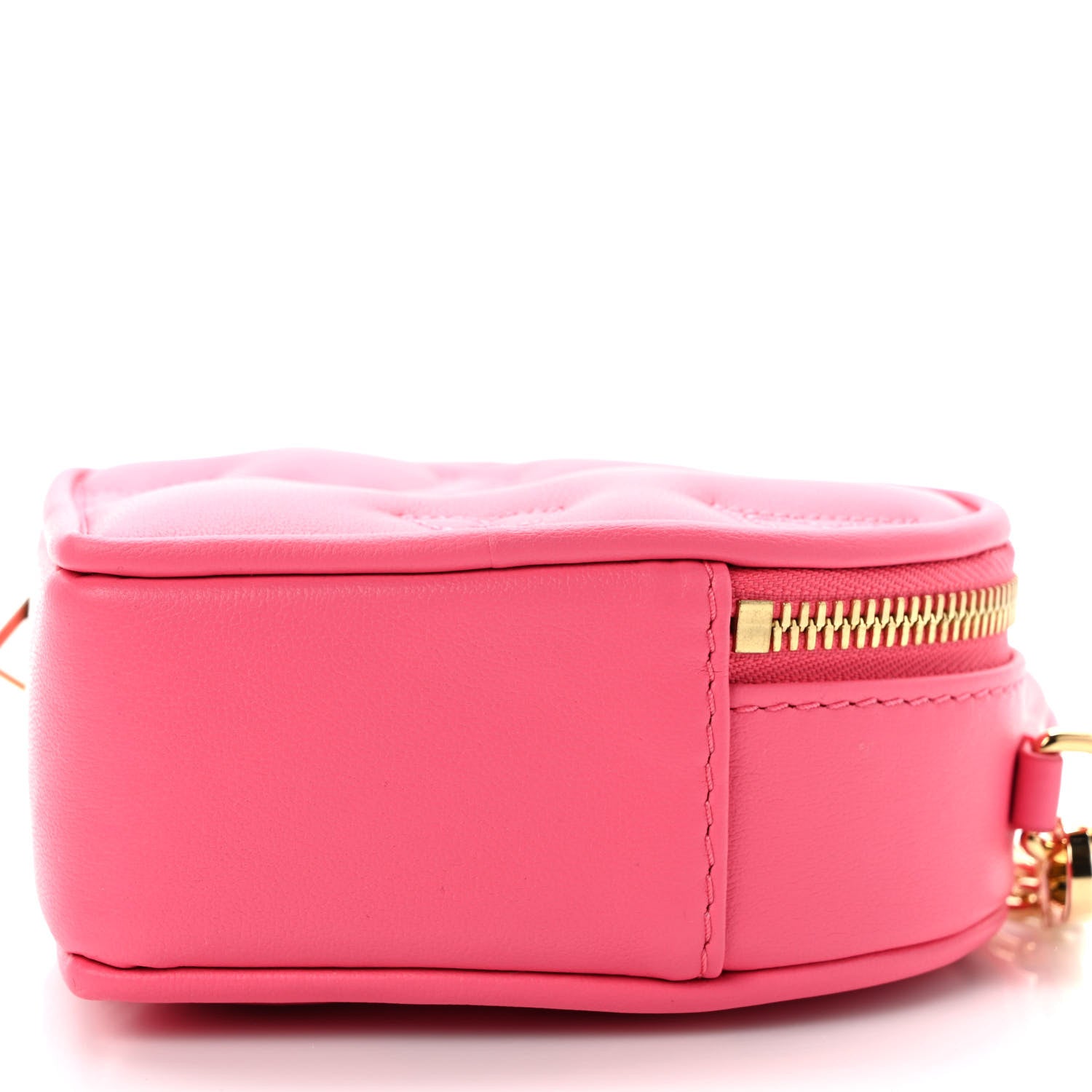 Louis Vuitton Calfskin Embroidered Monogram Pop My Heart Bag Pouch Dragon Fruit Pink 8 of 9