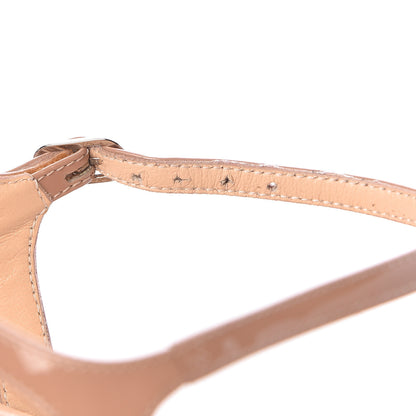 Christian Louboutin Patent Me Pam 100 Pumps 38.5 Nude 9 of 10