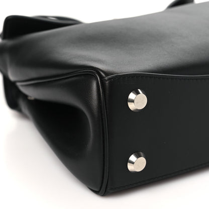 Balenciaga Natural Smooth Calfskin Mini Rodeo Top Handle Handbag Black 8 of 9