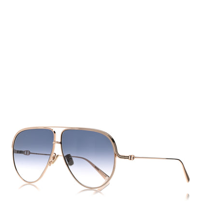 Christian Dior Metal EverDior Sunglasses Gold 1 of 10