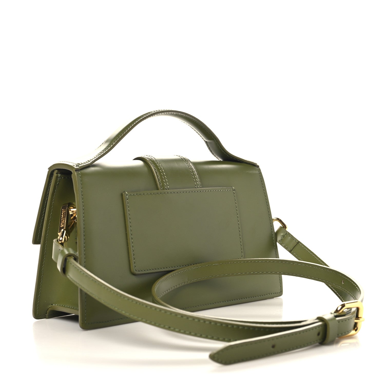 Jacquemus Smooth Calfskin Le Grand Bambino Khaki 2 of 9