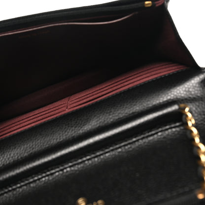 Chanel Caviar Quilted Wallet on Chain WOC Black 5 of 12