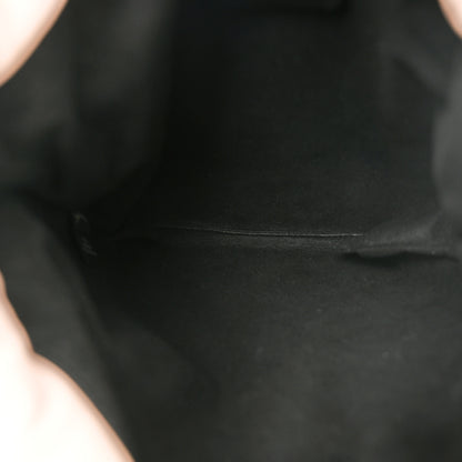 Fendi Soft Nappa Logo Small Drawstring Pouch Bag Rosa Quarzo Black 5 of 12