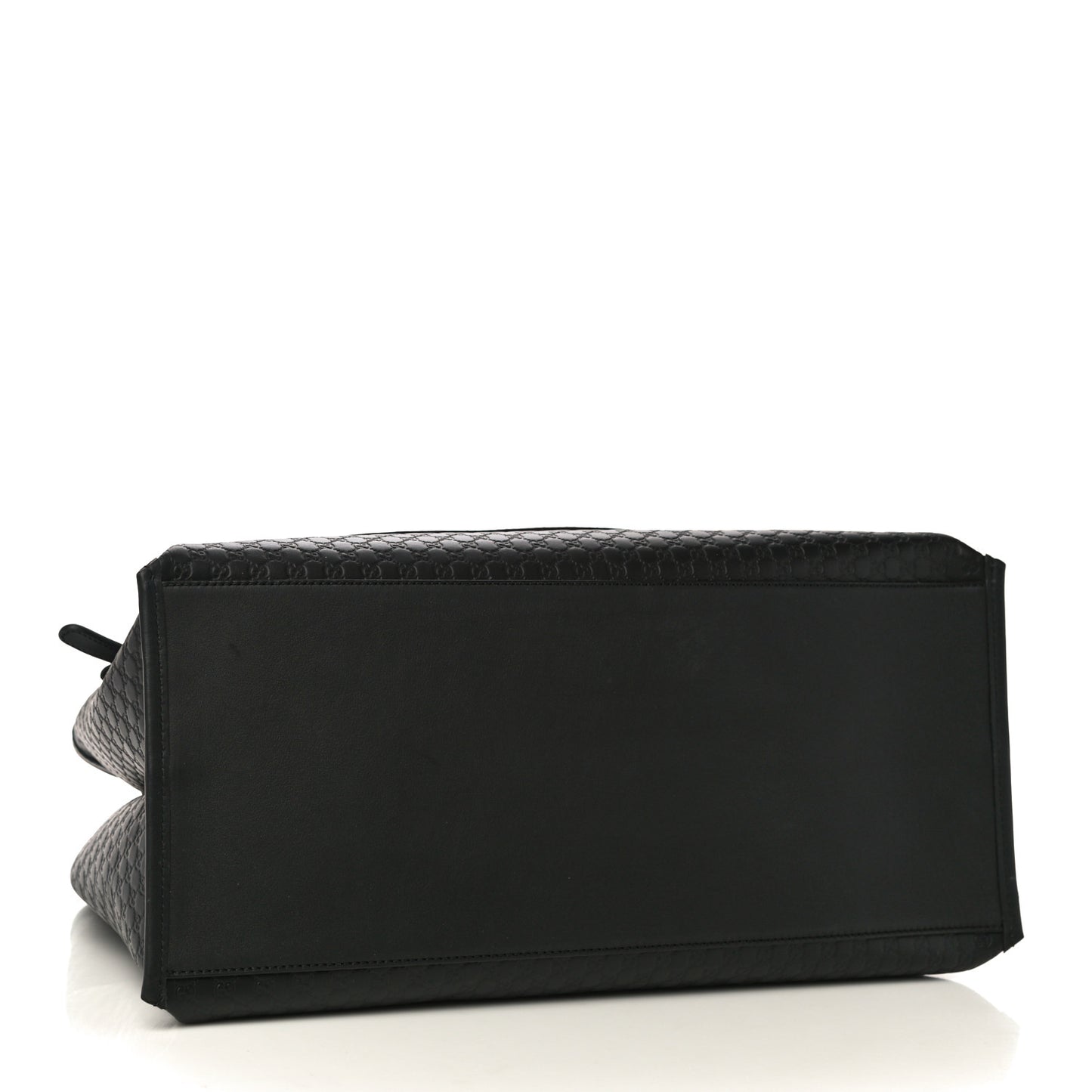 Soft Microguccissima Large Tote Black