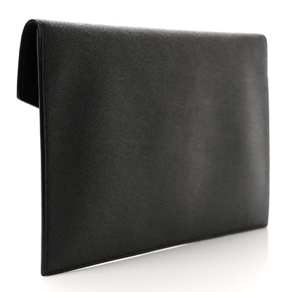 Saint Laurent Grain De Poudre Uptown Pouch Black 3 of 8
