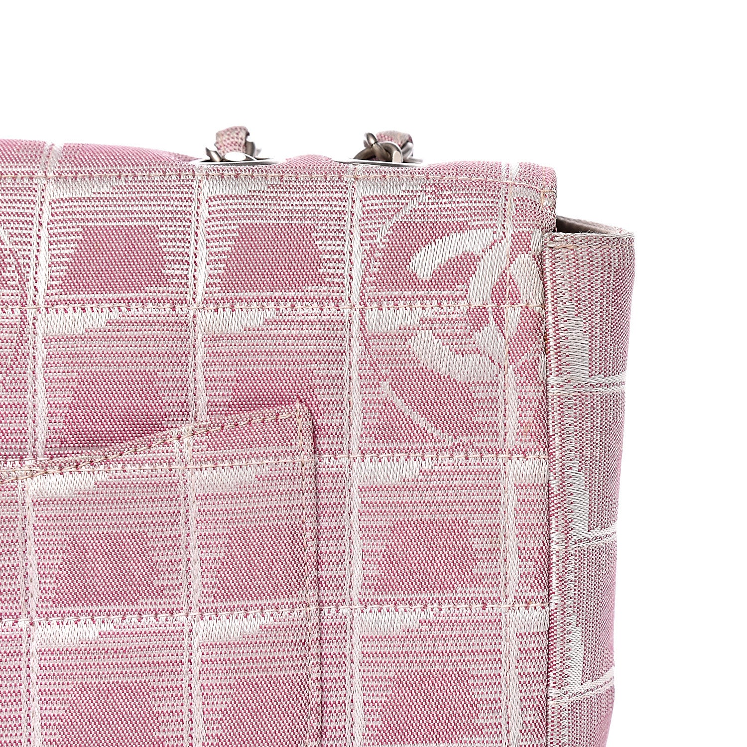 Chanel Nylon Medium Travel Flap Pink 23 of 25