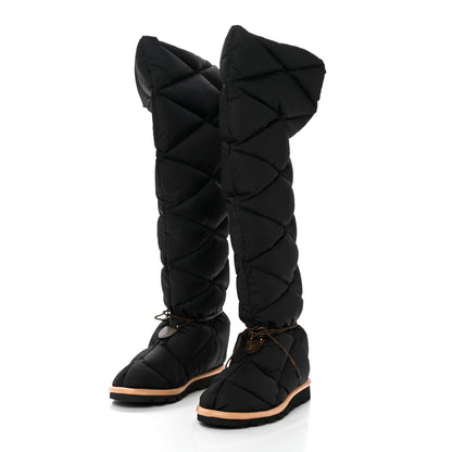 Louis Vuitton Nylon Monogram Pillow Comfort High Boot 40 Black 3 of 8