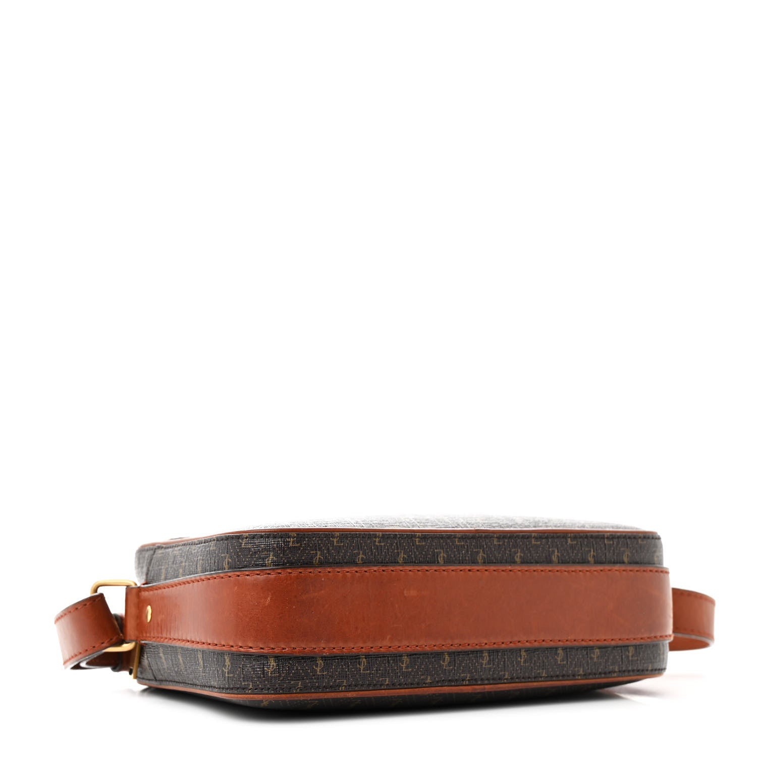 Saint Laurent Canvas Smooth Calfskin Le Monogramme Camera Bag Chestnut 4 of 19