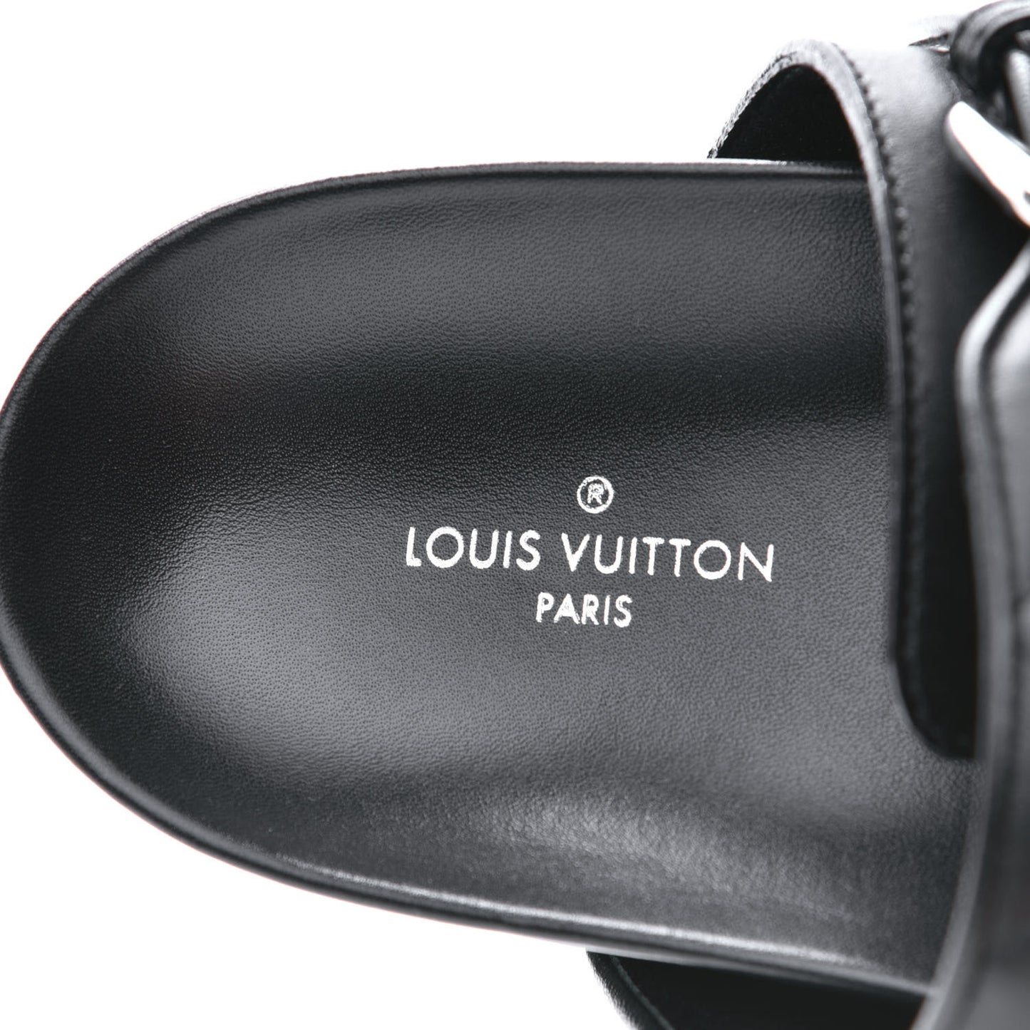 Calfskin New Wave Bom Dia Mule Sandals 37 Black