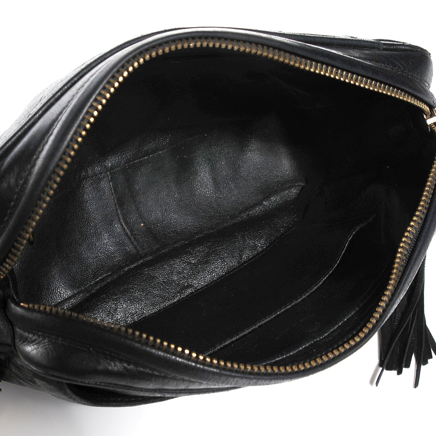 Chanel Lambskin Quilted Tassel Camera Case Black 5 of 8