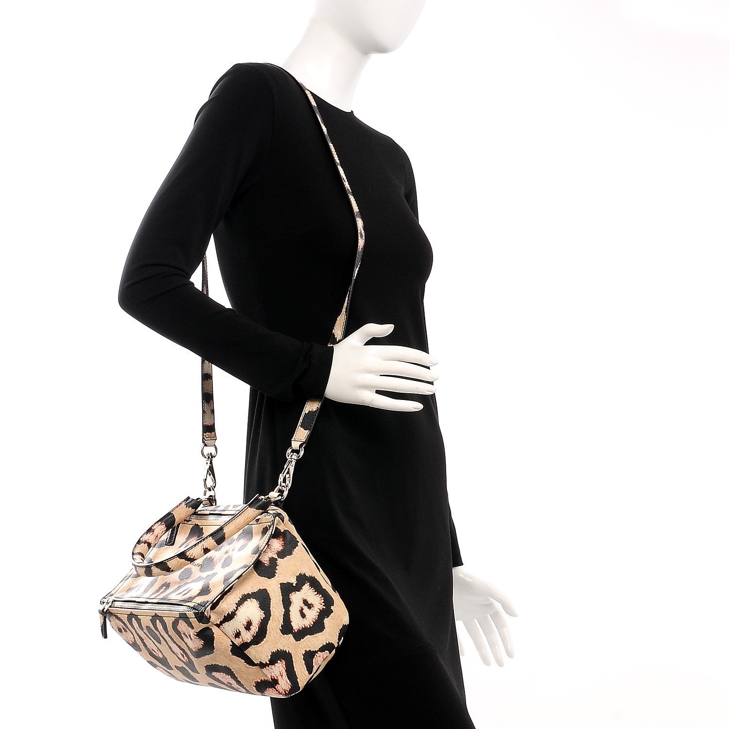 Givenchy Calfskin Jaguar Print Small Pandora Multicolor 2 of 8