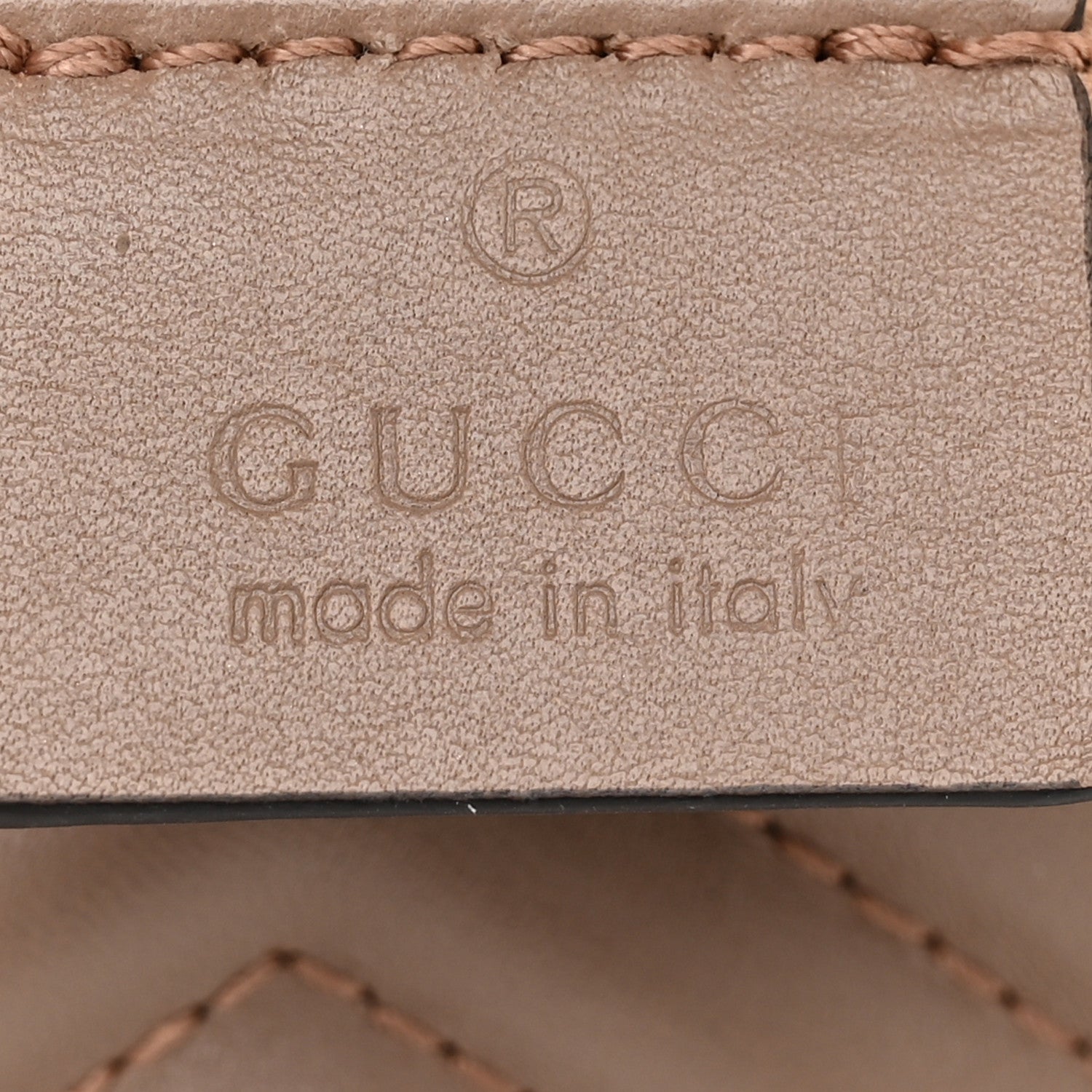 Gucci Calfskin Matelasse Super Mini GG Marmont Shoulder Bag Porcelain Rose 7 of 11