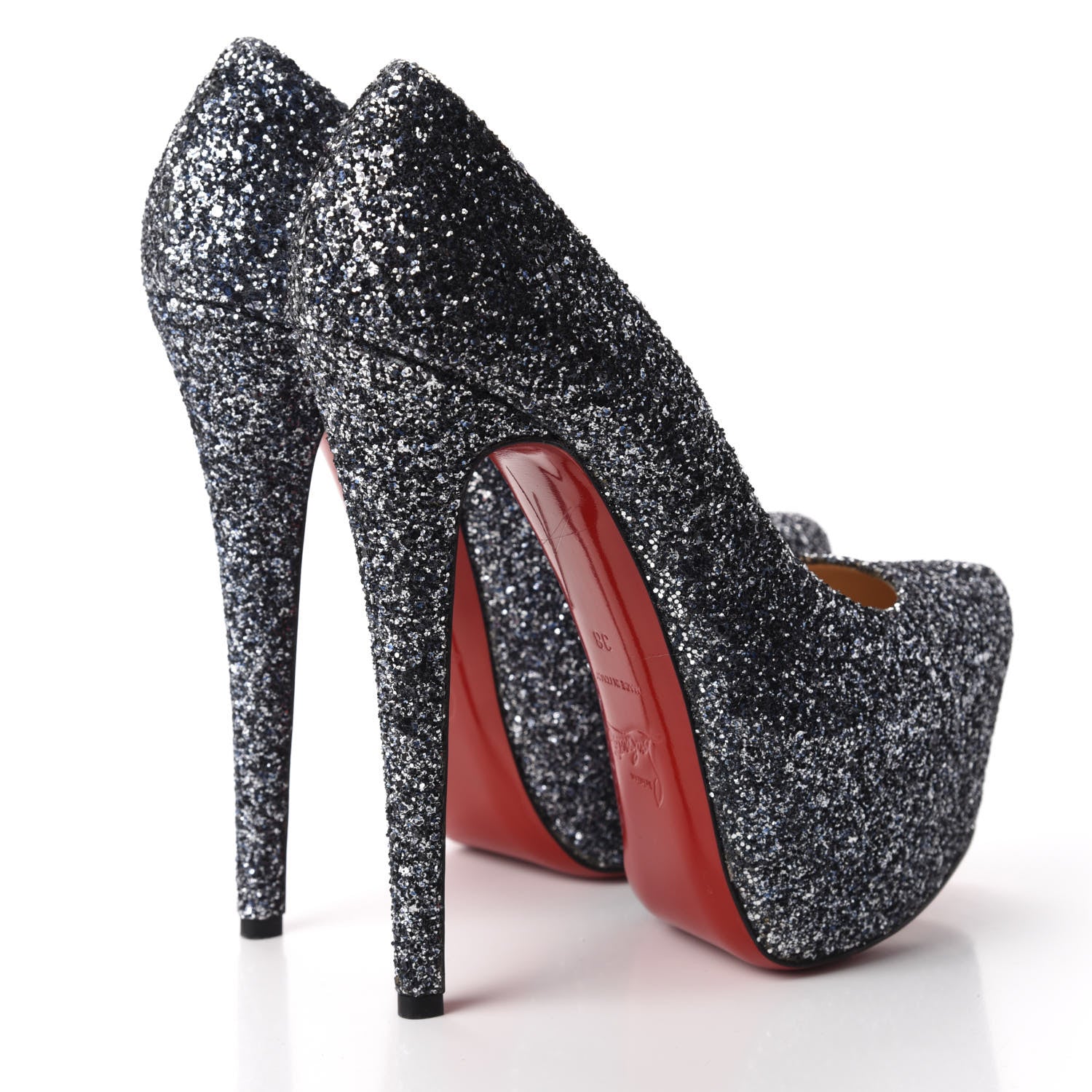 Christian Louboutin Glitter Daffodile 160 Pumps 38 4 of 11