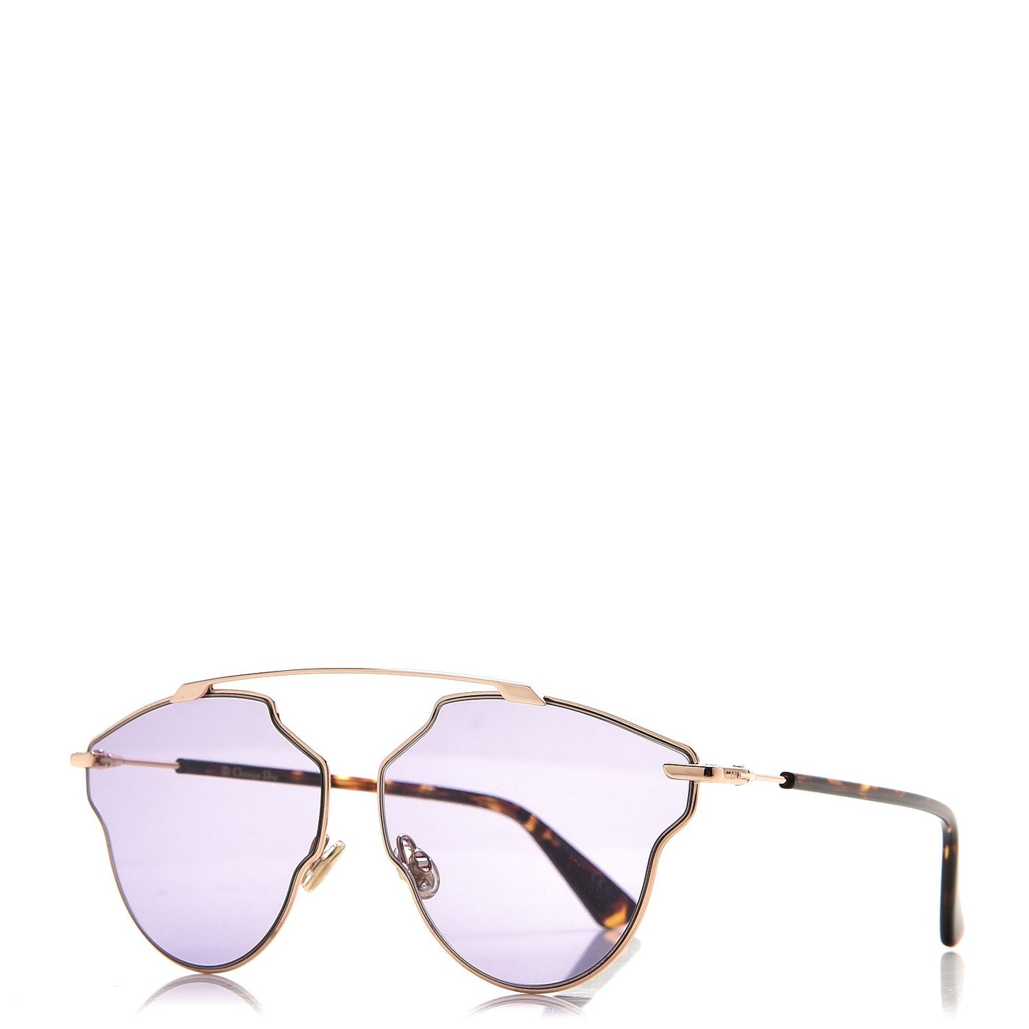 So Real Pop Sunglasses Rose Gold Purple