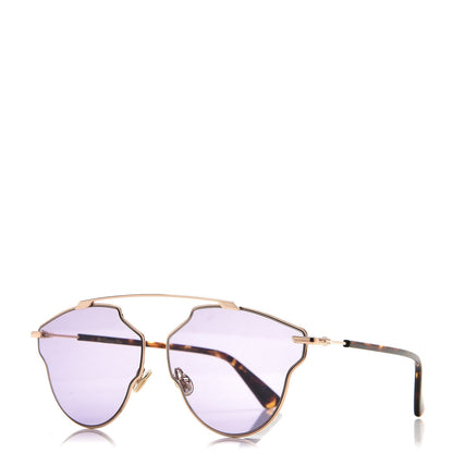 Christian Dior So Real Pop Sunglasses Rose Gold Purple 1 of 9
