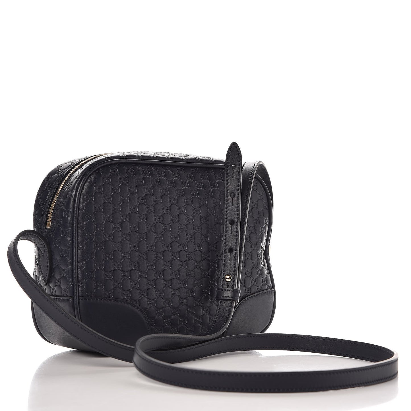 Soft Microguccissima Mini Bree Messenger Bag Blue