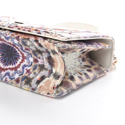 Christian Dior Calfskin Printed Small KaleiDiorscopic Diorama Flap Bag Latte Multicolor 8 of 8