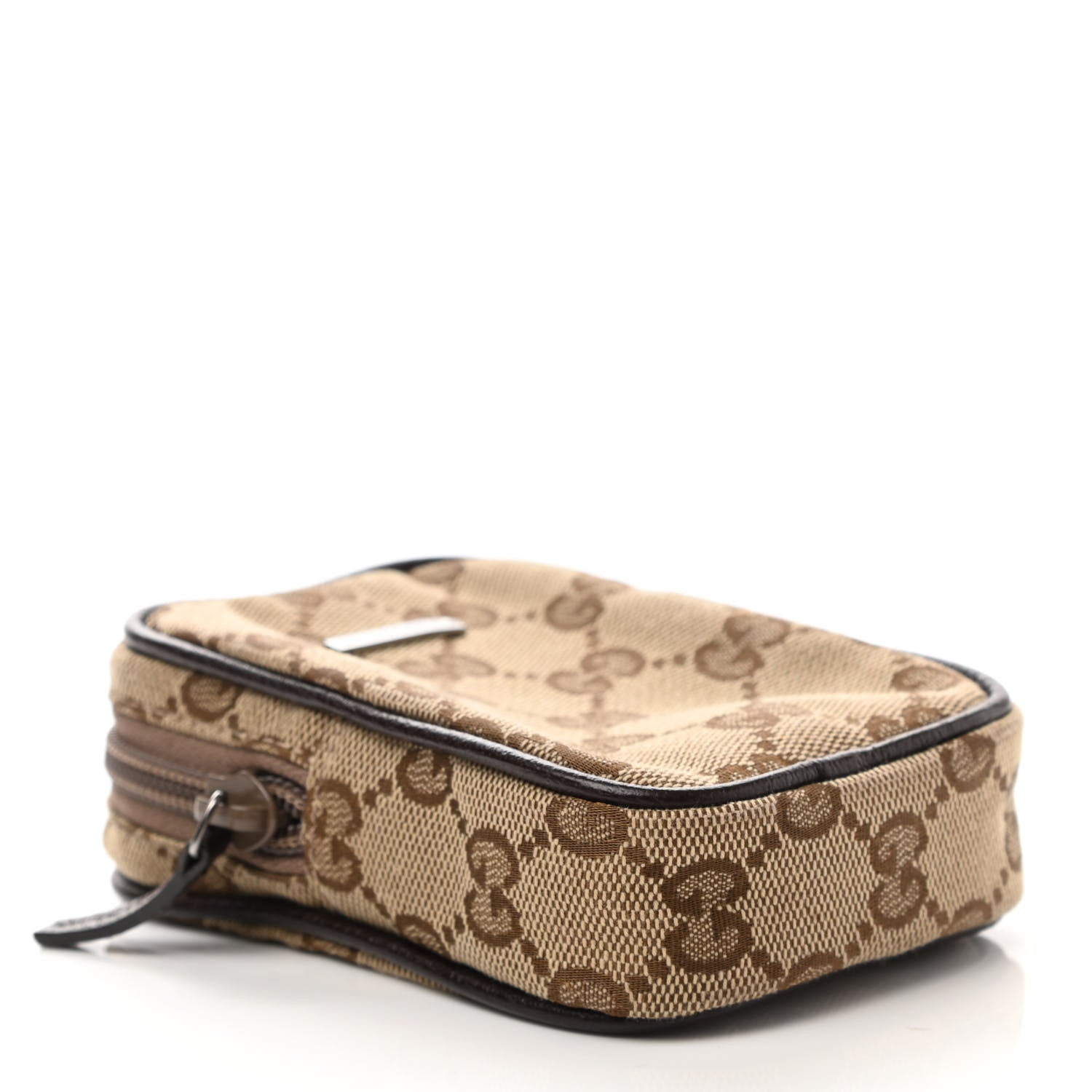 Gucci Monogram Mini Zip Pouch Beige 4 of 8