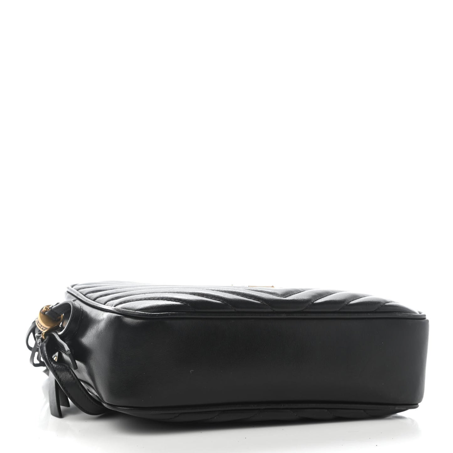 Calfskin Matelasse Monogram Lou Camera Bag Black
