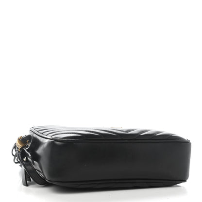 Saint Laurent Calfskin Matelasse Monogram Lou Camera Bag Black 4 of 9