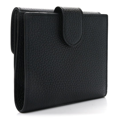 Gucci Dollar Calfskin Medium GG Marmont Wallet Black 3 of 8
