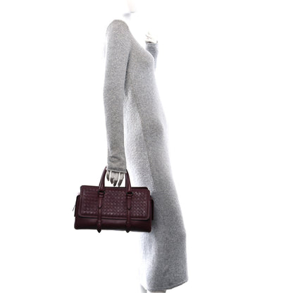 Bottega Veneta Nappa Intrecciato Medium Monaco Satchel Ebano 2 of 11