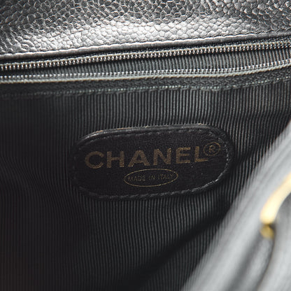 Chanel Caviar CC Backpack Black 6 of 10
