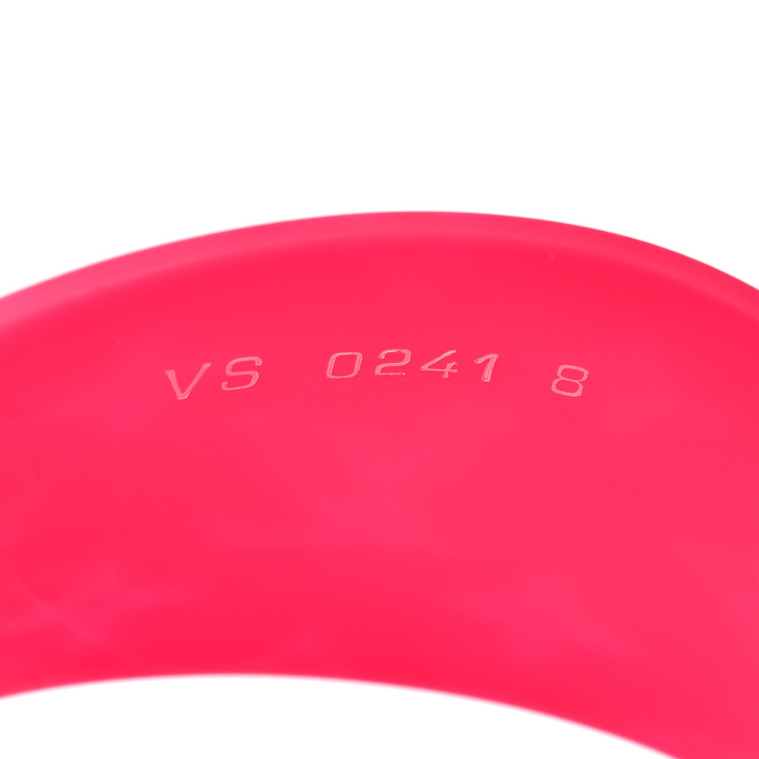 Louis Vuitton Rubber Embossed Monogram Mens Waterfront Mules 8 Pink 7 of 8