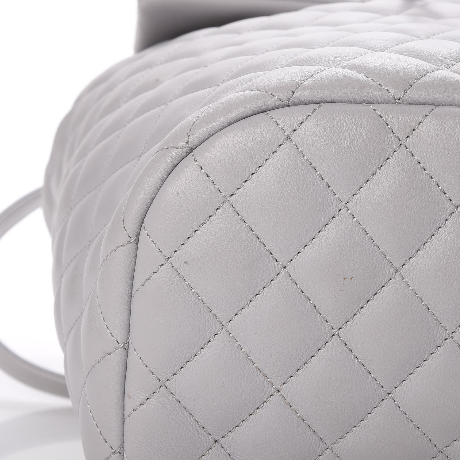 Chanel Calfskin Quilted Large Urban Spirit Backpack Grey 23 of 25
