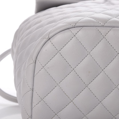 Chanel Calfskin Quilted Large Urban Spirit Backpack Grey 23 of 25