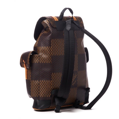 Louis Vuitton X NIGO Giant Damier Ebene Monogram Christopher PM Backpack 2 of 8