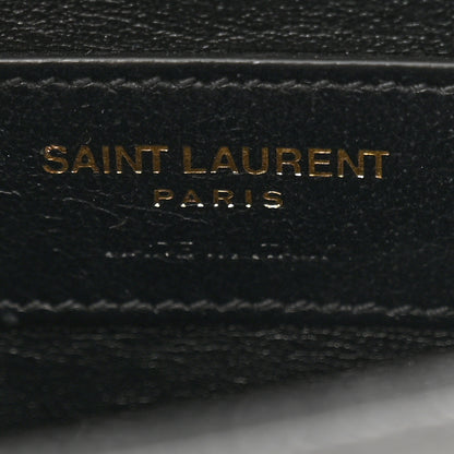 Saint Laurent Grain De Poudre Small Classic Monogram Kate Tassel Satchel Black 6 of 11