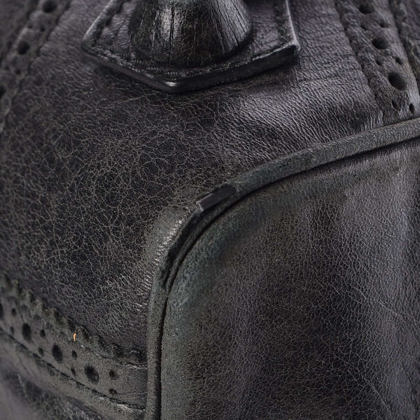 Agneau Giant Brogues Hardware Mid Day Black
