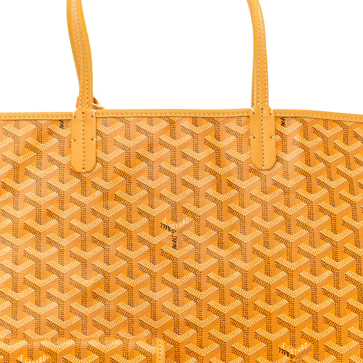 Goyard Goyardine Saint Louis PM Yellow 7 of 9