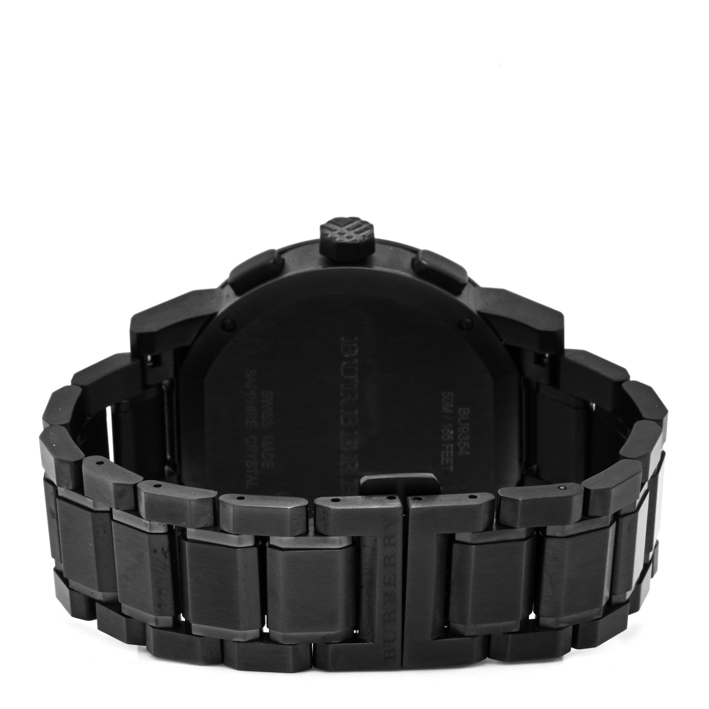 PVD Stainless Steel 42mm Chronograph Quartz Watch Black BU9354