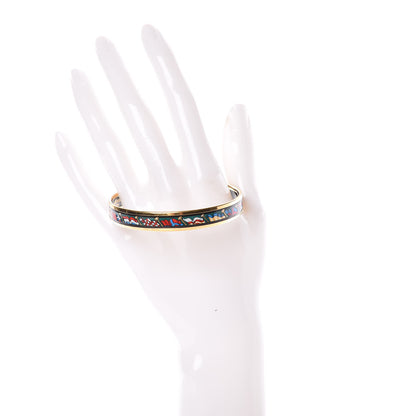 Hermes Enamel Printed Narrow Pavois Flag Bracelet 62 2 of 5