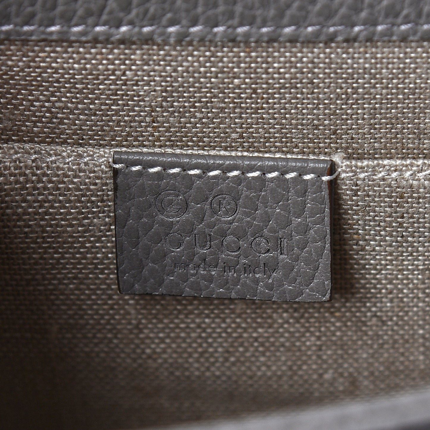 Dollar Calfskin Small Interlocking G Shoulder Bag Loess