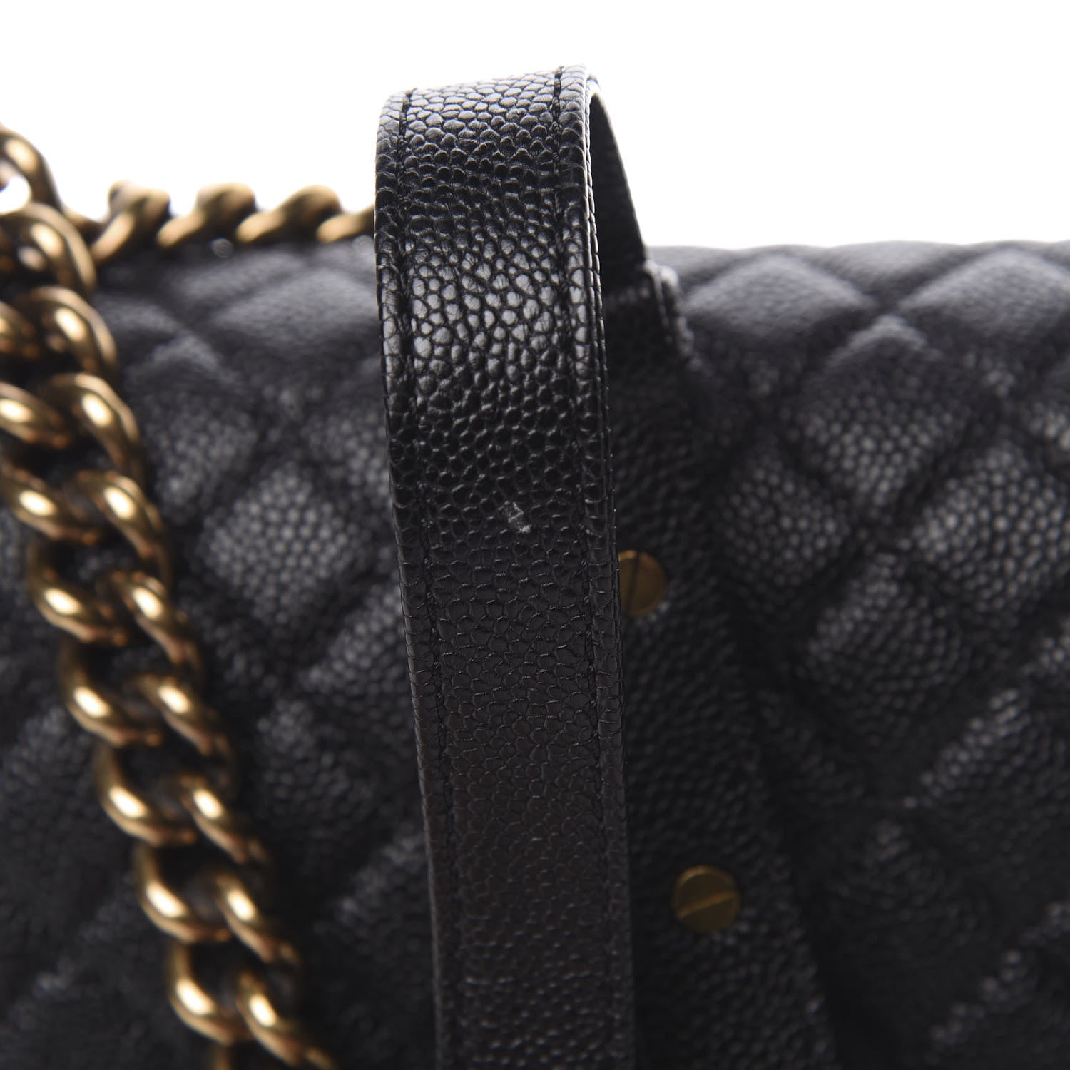 Chanel Caviar Quilted New Medium Boy Flap Black 11 of 11