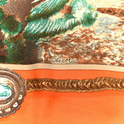 Hermes Silk The Pony Express Scarf 70 5 of 6