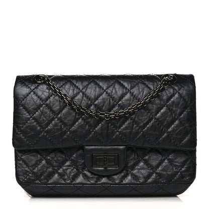 Chanel Aged Calfskin Quilted 2.55 Reissue 225 Flap So Black 1 of 9