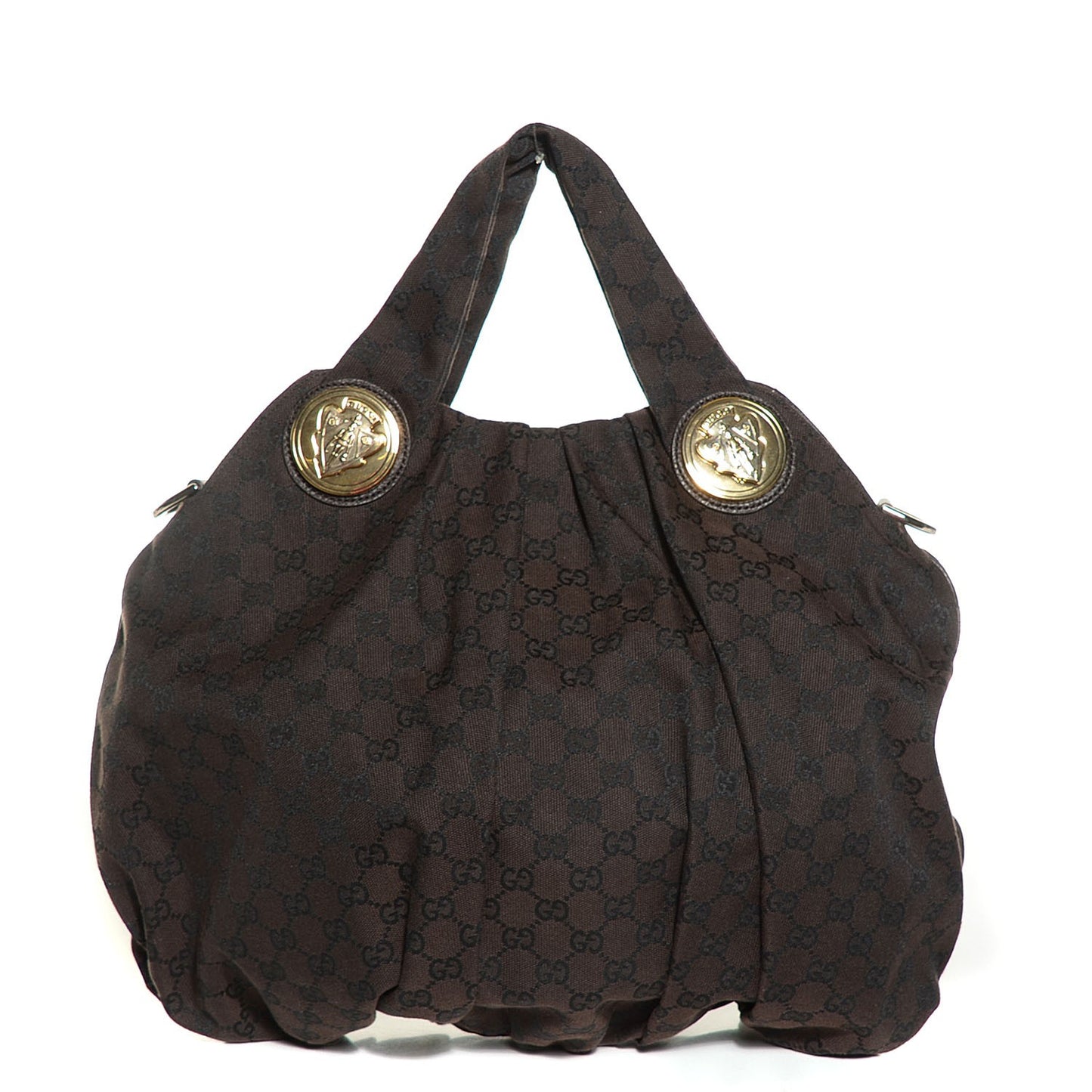 Monogram Hysteria Medium Top Handle Bag Brown